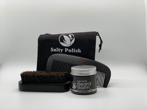 Salty Polish Beard Grooming Set & Balm